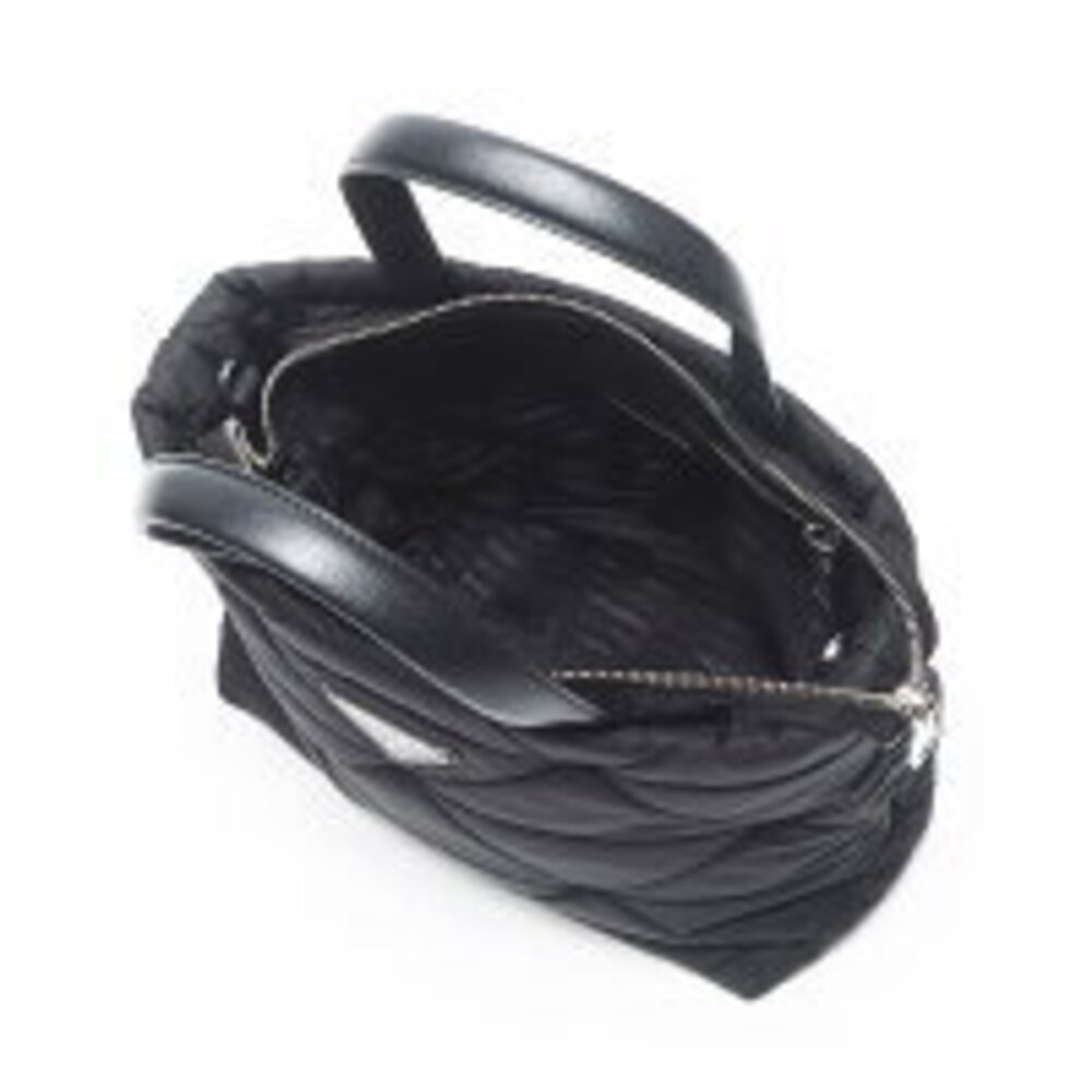 Prada Padent Triangle Logo Handbag Clutch Black - Picture 13 of 13